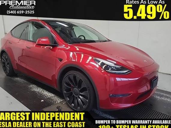 TESLA MODEL Y 2022 7SAYGDEF0NF438693 image